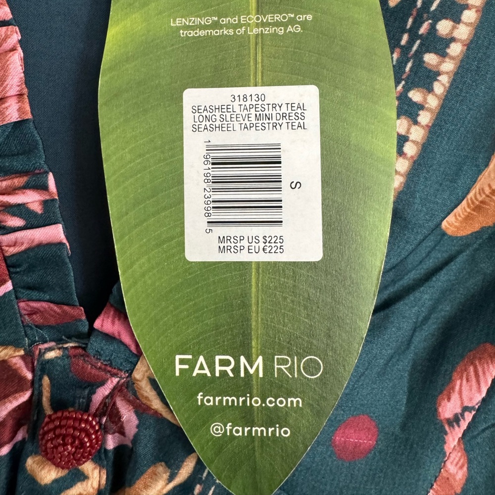 FARM rio mini dress size S - Picture 8 of 8